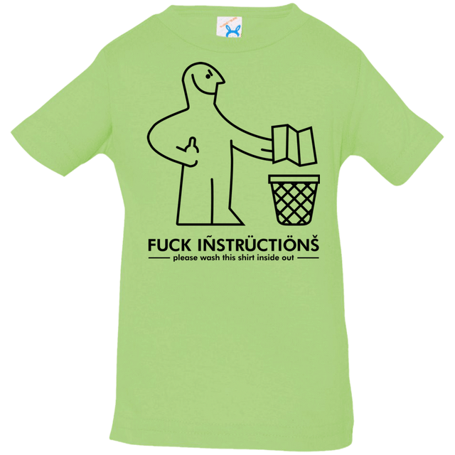 T-Shirts Key Lime / 6 Months FuckInstructions Infant Premium T-Shirt