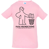 T-Shirts Pink / 6 Months FuckInstructions Infant Premium T-Shirt