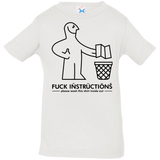 T-Shirts White / 6 Months FuckInstructions Infant Premium T-Shirt