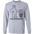 T-Shirts Sport Grey / S FuckInstructions Men's Long Sleeve T-Shirt