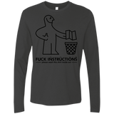 T-Shirts Heavy Metal / S FuckInstructions Men's Premium Long Sleeve