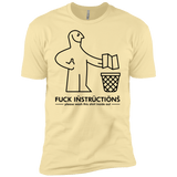 T-Shirts Banana Cream / X-Small FuckInstructions Men's Premium T-Shirt