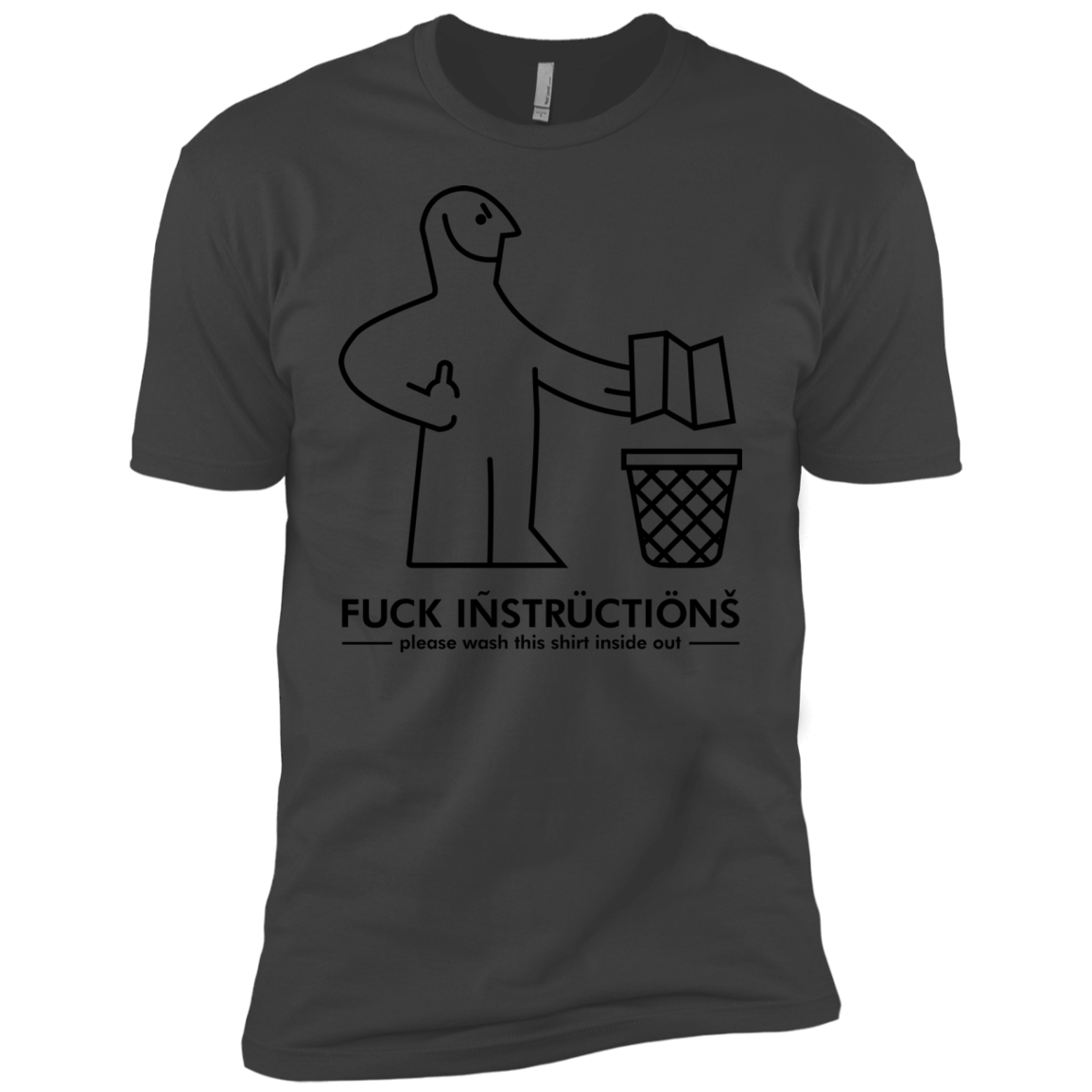 T-Shirts Heavy Metal / X-Small FuckInstructions Men's Premium T-Shirt