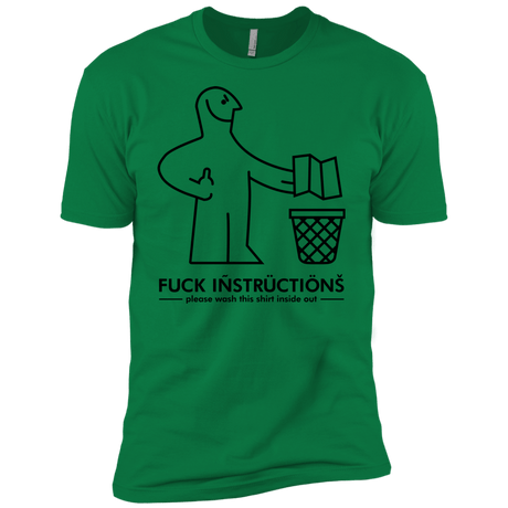 T-Shirts Kelly Green / X-Small FuckInstructions Men's Premium T-Shirt