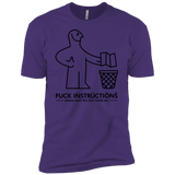 T-Shirts Purple Rush/ / X-Small FuckInstructions Men's Premium T-Shirt