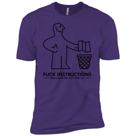 T-Shirts Purple Rush/ / X-Small FuckInstructions Men's Premium T-Shirt