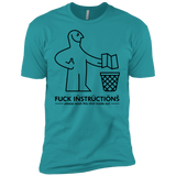 T-Shirts Tahiti Blue / X-Small FuckInstructions Men's Premium T-Shirt