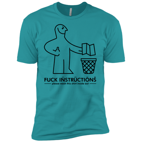T-Shirts Tahiti Blue / X-Small FuckInstructions Men's Premium T-Shirt