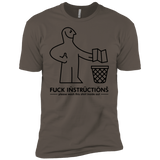 T-Shirts Warm Grey / X-Small FuckInstructions Men's Premium T-Shirt
