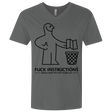 T-Shirts Heavy Metal / X-Small FuckInstructions Men's Premium V-Neck
