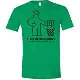 T-Shirts Irish Green / S FuckInstructions Men's Semi-Fitted Softstyle