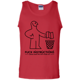 T-Shirts Red / S FuckInstructions Men's Tank Top