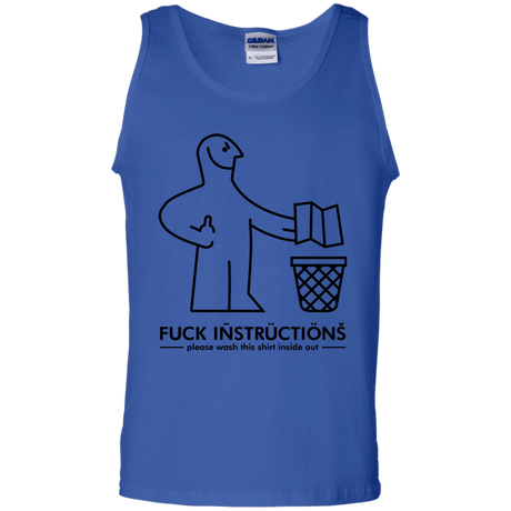 T-Shirts Royal / S FuckInstructions Men's Tank Top
