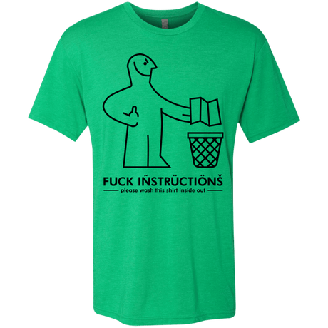 T-Shirts Envy / S FuckInstructions Men's Triblend T-Shirt