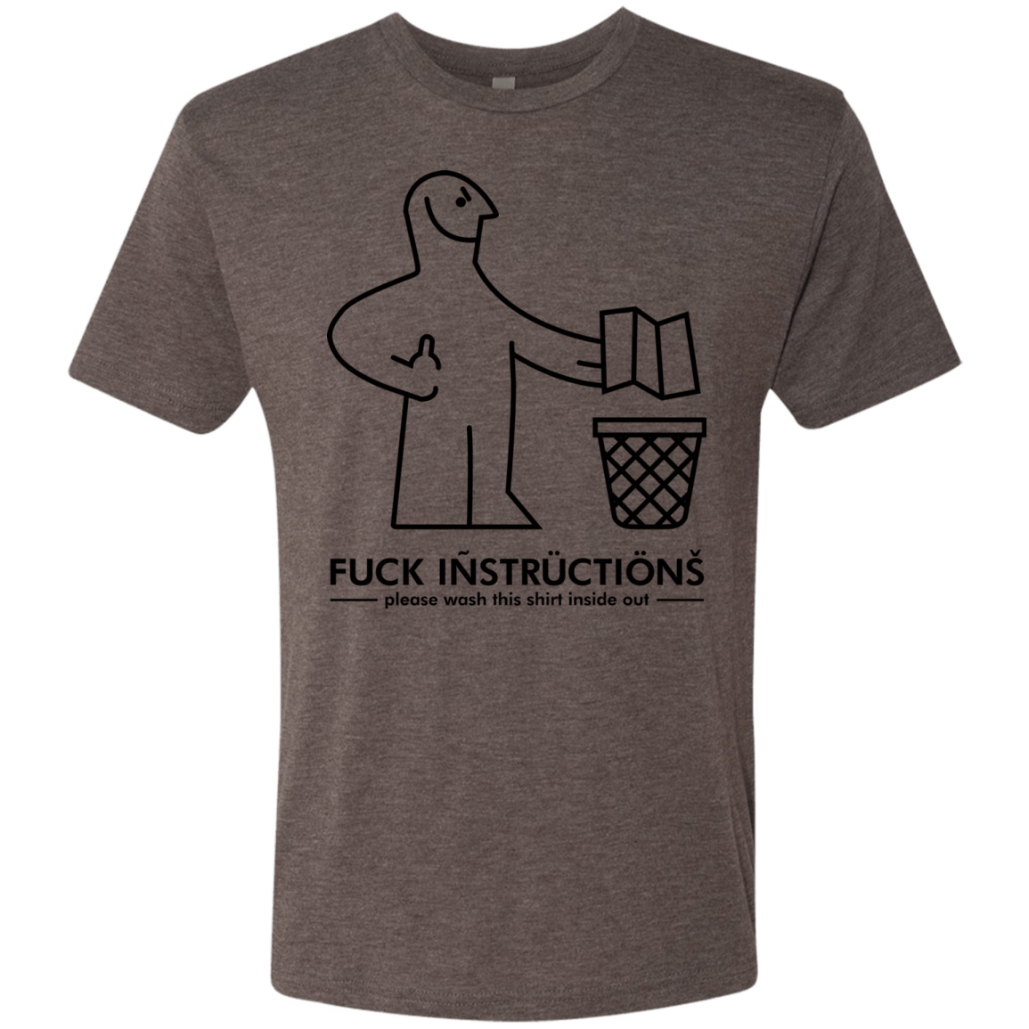 T-Shirts Macchiato / S FuckInstructions Men's Triblend T-Shirt