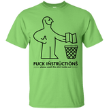 T-Shirts Lime / S FuckInstructions T-Shirt