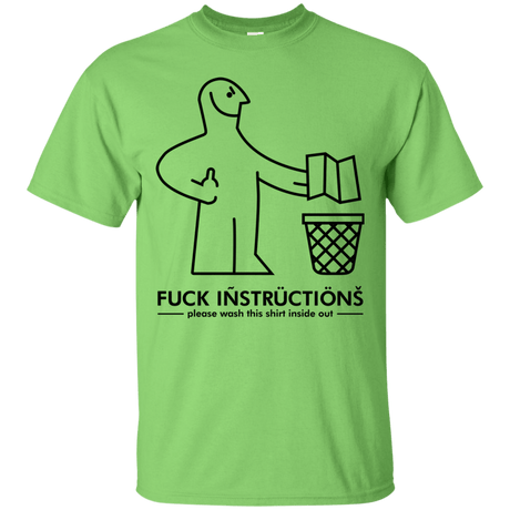 T-Shirts Lime / S FuckInstructions T-Shirt