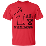 T-Shirts Red / S FuckInstructions T-Shirt