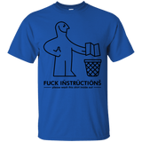 T-Shirts Royal / S FuckInstructions T-Shirt