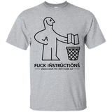 T-Shirts Sport Grey / S FuckInstructions T-Shirt