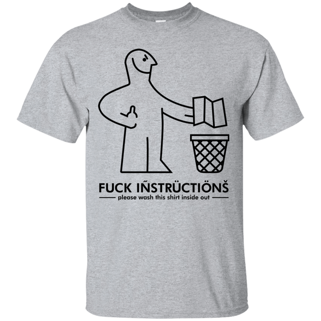 T-Shirts Sport Grey / S FuckInstructions T-Shirt