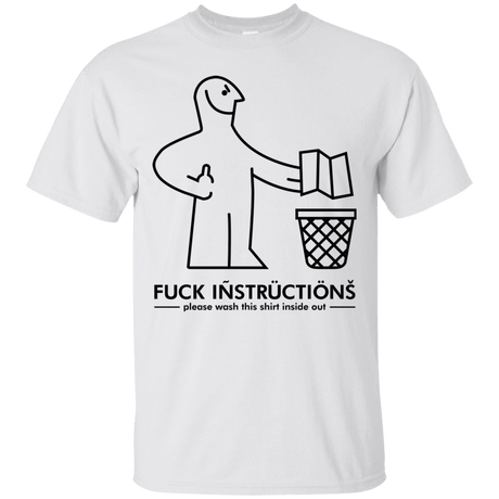 T-Shirts White / S FuckInstructions T-Shirt