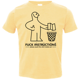 T-Shirts Butter / 2T FuckInstructions Toddler Premium T-Shirt