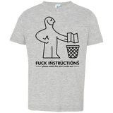 T-Shirts Heather Grey / 2T FuckInstructions Toddler Premium T-Shirt