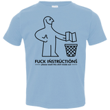 T-Shirts Light Blue / 2T FuckInstructions Toddler Premium T-Shirt