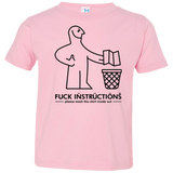 T-Shirts Pink / 2T FuckInstructions Toddler Premium T-Shirt