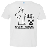 T-Shirts White / 2T FuckInstructions Toddler Premium T-Shirt