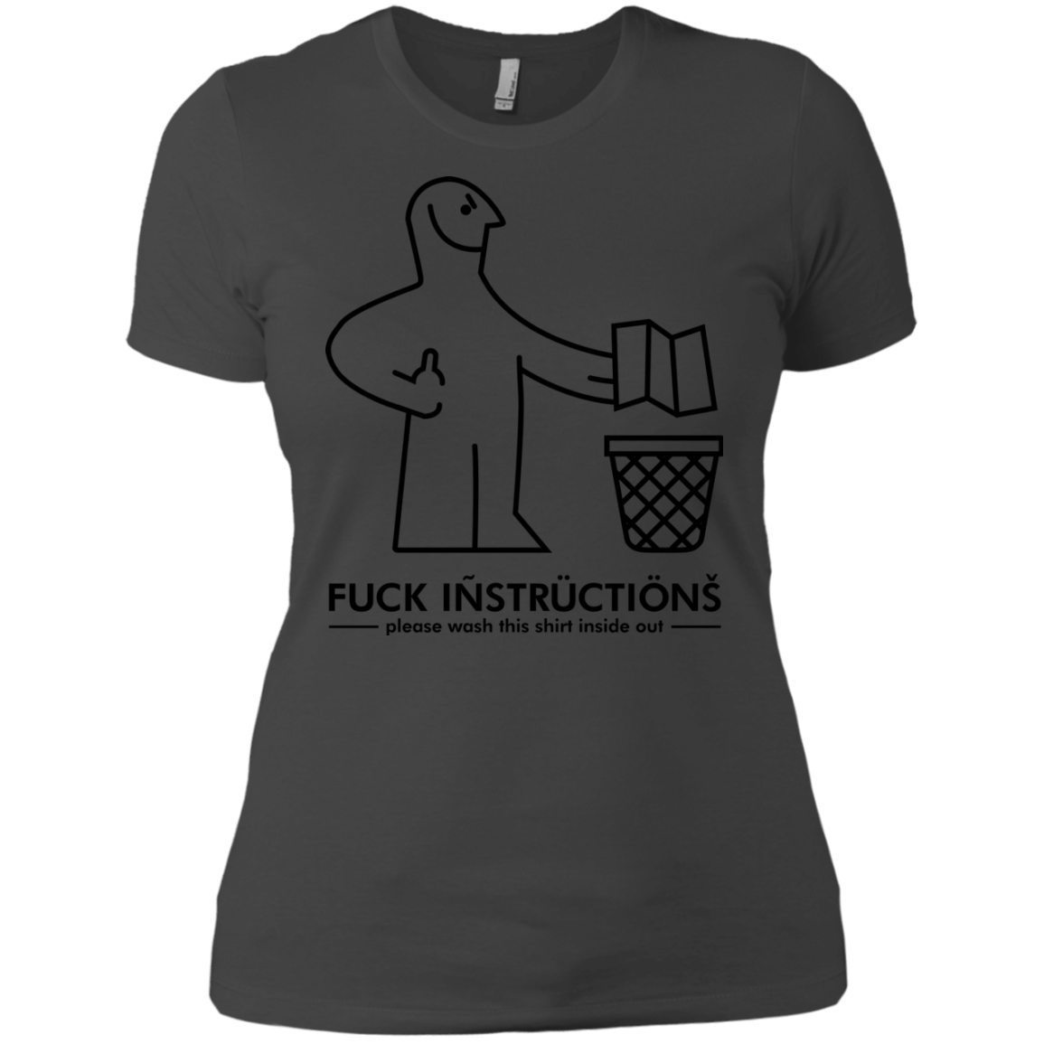 T-Shirts Heavy Metal / X-Small FuckInstructions Women's Premium T-Shirt