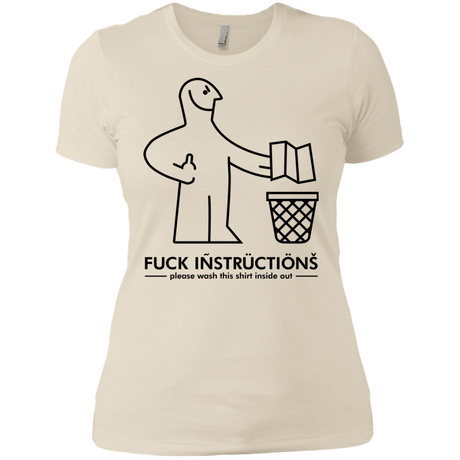 T-Shirts Ivory/ / X-Small FuckInstructions Women's Premium T-Shirt