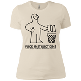 T-Shirts Ivory/ / X-Small FuckInstructions Women's Premium T-Shirt