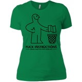 T-Shirts Kelly Green / X-Small FuckInstructions Women's Premium T-Shirt