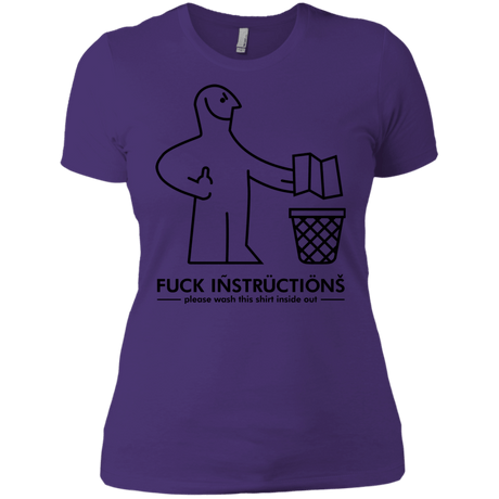 T-Shirts Purple Rush/ / X-Small FuckInstructions Women's Premium T-Shirt