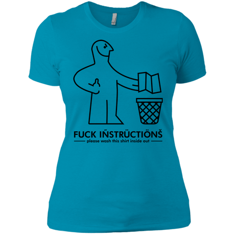 T-Shirts Turquoise / X-Small FuckInstructions Women's Premium T-Shirt