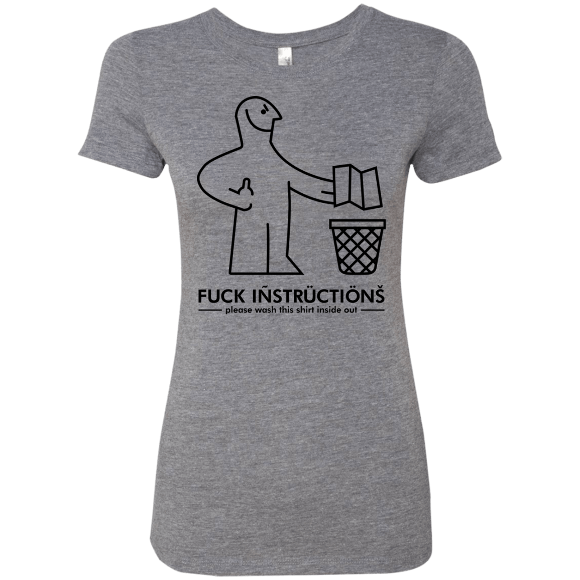 T-Shirts Premium Heather / S FuckInstructions Women's Triblend T-Shirt