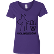 T-Shirts Purple / S FuckInstructions Women's V-Neck T-Shirt