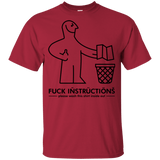 T-Shirts Cardinal / YXS FuckInstructions Youth T-Shirt