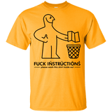 T-Shirts Gold / YXS FuckInstructions Youth T-Shirt