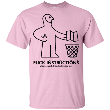 T-Shirts Light Pink / YXS FuckInstructions Youth T-Shirt