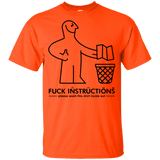 T-Shirts Orange / YXS FuckInstructions Youth T-Shirt