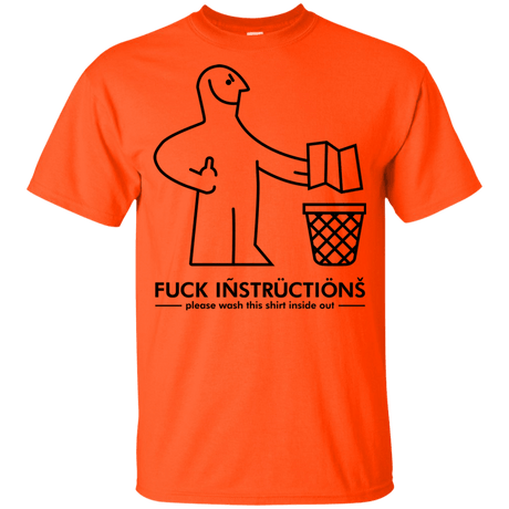 T-Shirts Orange / YXS FuckInstructions Youth T-Shirt