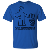 T-Shirts Royal / YXS FuckInstructions Youth T-Shirt