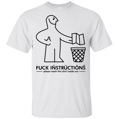 T-Shirts White / YXS FuckInstructions Youth T-Shirt