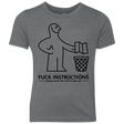 T-Shirts Premium Heather / YXS FuckInstructions Youth Triblend T-Shirt