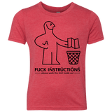 T-Shirts Vintage Red / YXS FuckInstructions Youth Triblend T-Shirt