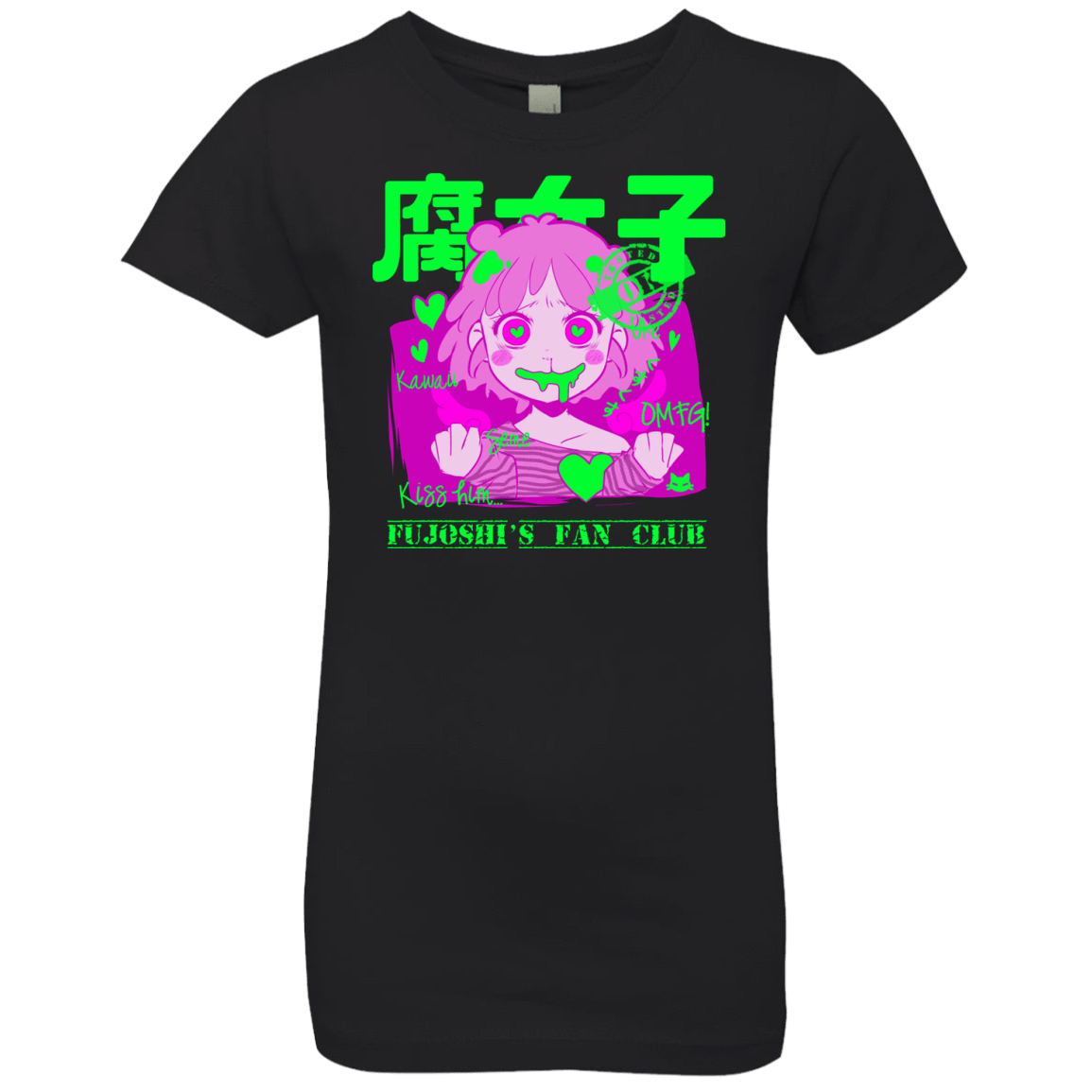 T-Shirts Black / YXS Fujoshi Girls Premium T-Shirt