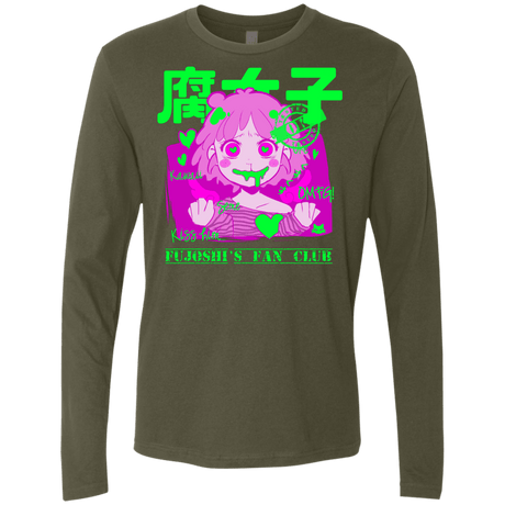 T-Shirts Military Green / Small Fujoshi Men's Premium Long Sleeve